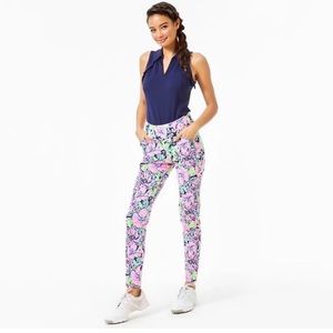 Lilly Pulitzer Luxletic UPF 50+ Corso Pant NWT Sz 12